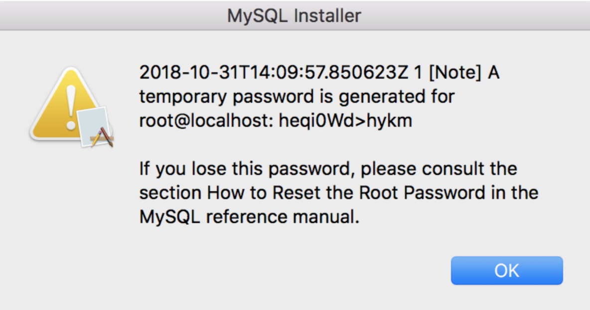 MySQL installer
