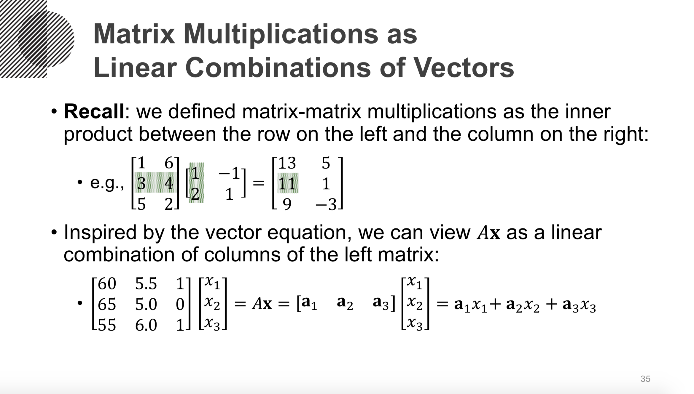 Column Matrix